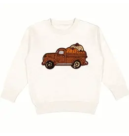 Sweet Wink- Fall Truck Patch Sweatshirt