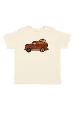 Sweet Wink- Fall Truck Patch S/S Shirt Natural