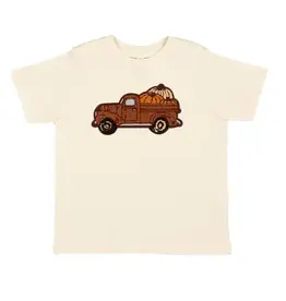 Sweet Wink- Fall Truck Patch S/S Shirt Natural