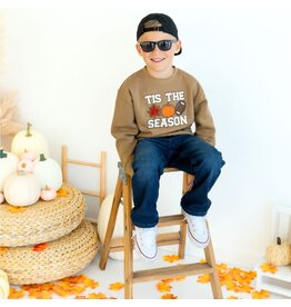 Sweet Wink- Tis The Season Pumpkin Patch Mocha Sweatshirt