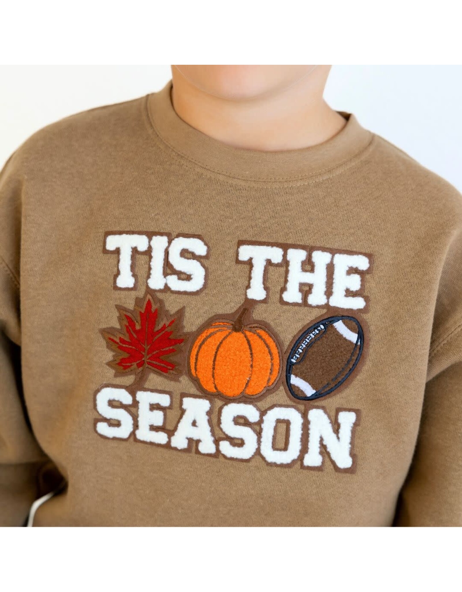 Sweet Wink- Tis The Season Pumpkin Patch Mocha Sweatshirt