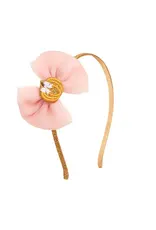 Sweet Wink- Pumpkin Tulle Bow Headband