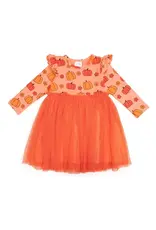 Sweet Wink- Pumpkin Daisy Tutu Dress