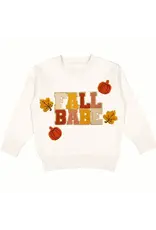 Sweet Wink- Fall Babe Fun Patch Sweatshirt
