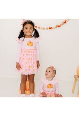 Sweet Wink- Coquette Pumpkin L/S Tutu Bodysuit