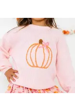 Sweet Wink- Coquette Pumpkin Knit Sweater