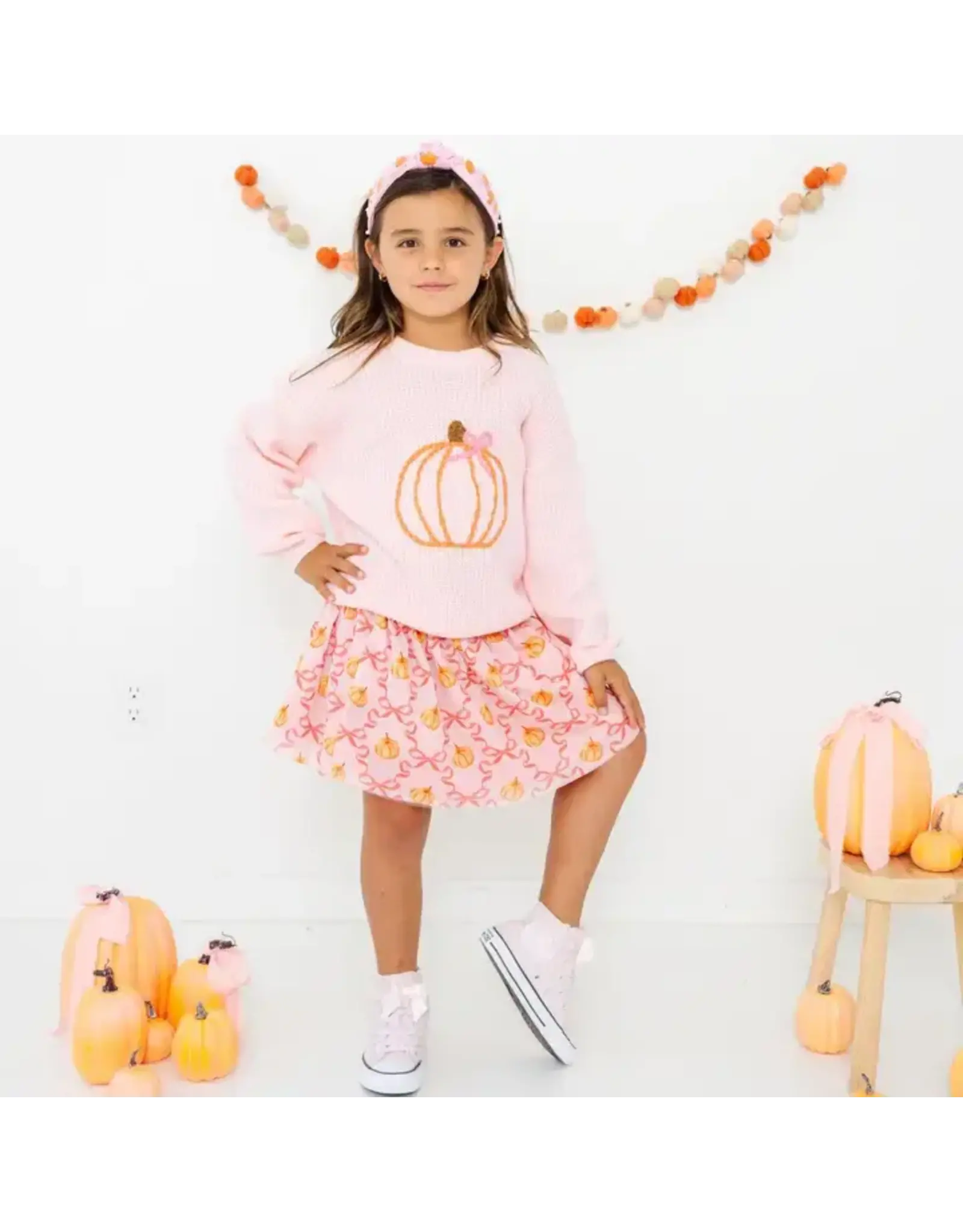 Sweet Wink- Pumpkin Trellis Tutu