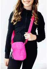 Mila & Rose Mila & Rose- Neon Pink Crossbody Bag