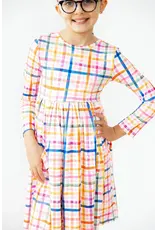 Mila & Rose Mila & Rose- Plaid About You L/S Pocket Twirl Dress