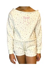 Paper Flowers- Yor Created For Great Things Fleece Sweatshirt