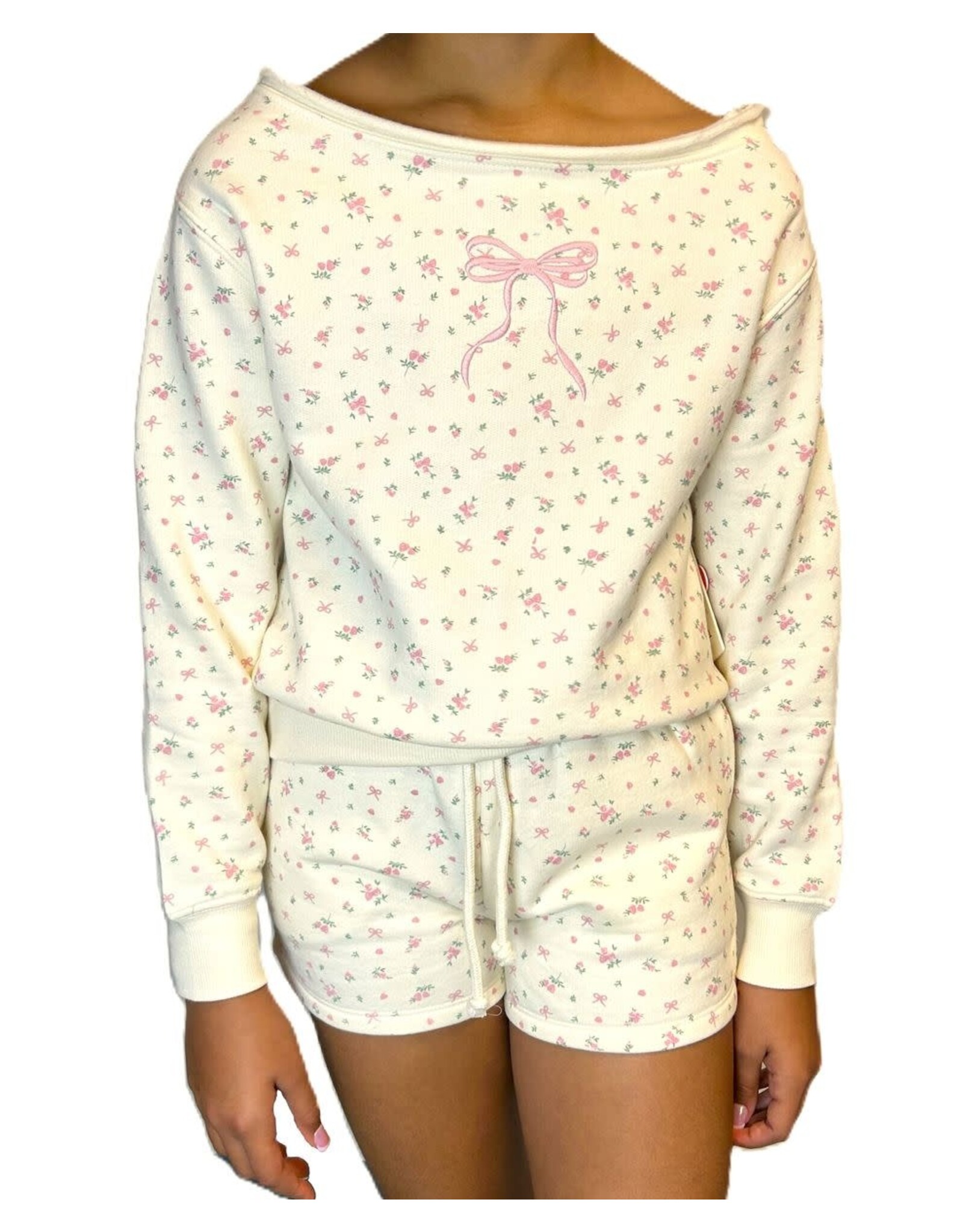 Paper Flowers- Yor Created For Great Things Fleece Sweatshirt