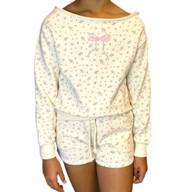 Paper Flowers- Yor Created For Great Things Fleece Sweatshirt