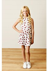 Swoon Baby Swoon Baby- White Football Collar Tennis Dress