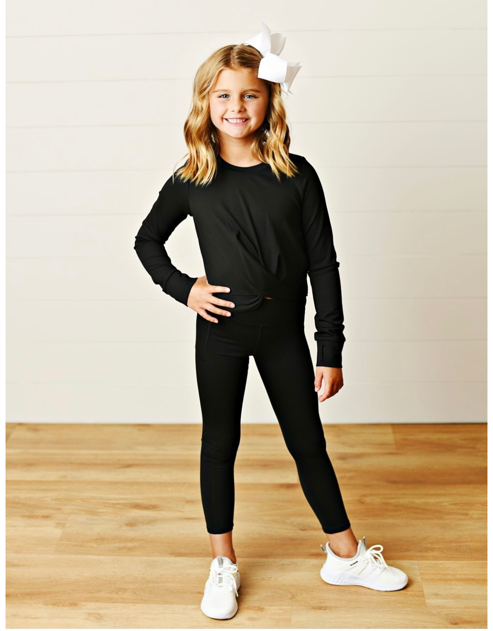 Swoon Baby Swoon Baby- Black Knot Active Top