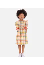 Bonnie  Jean Bonnie Jean- Harvest Smocked Plaid Dress