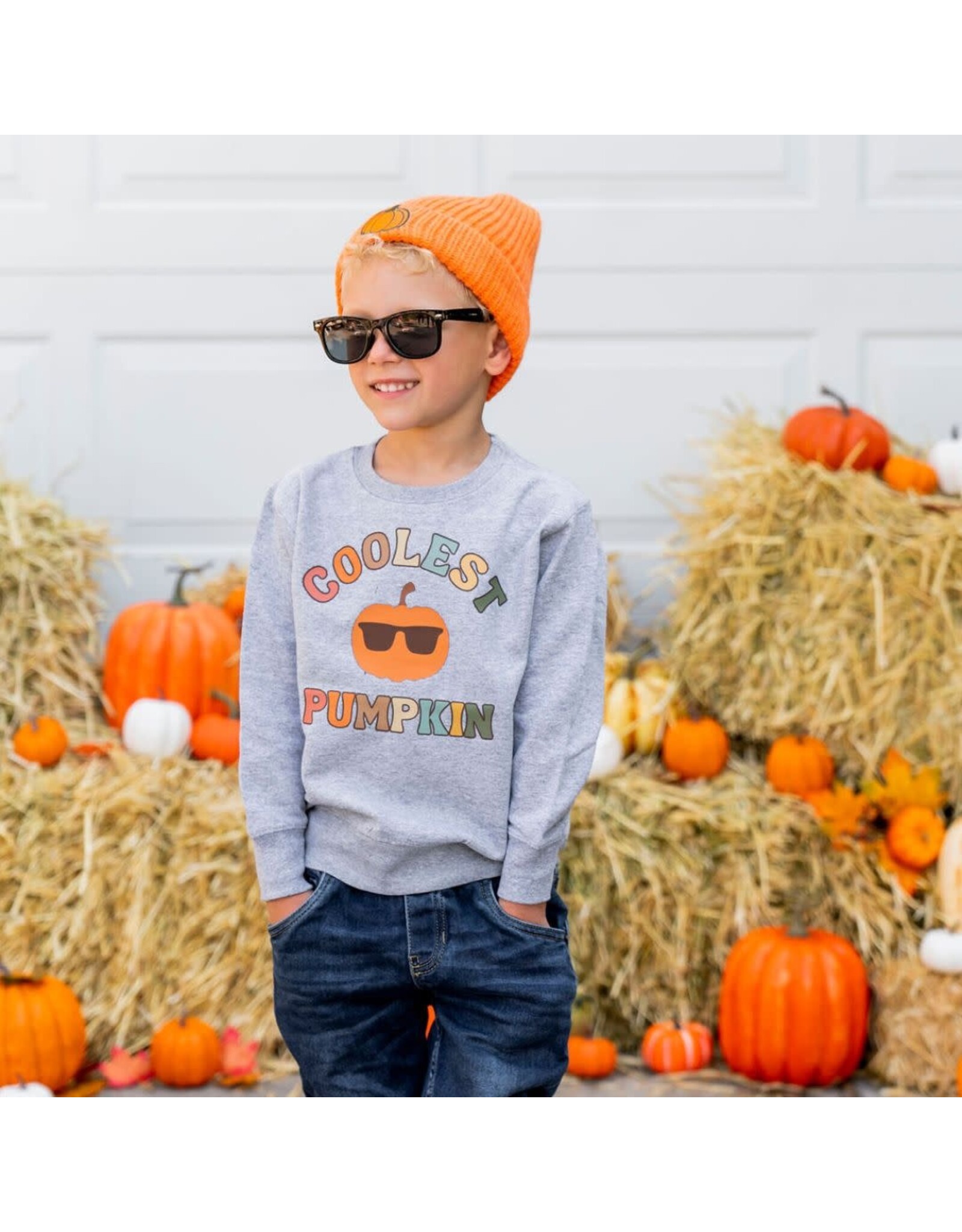 Sweet Wink- Pumpkin Beanie