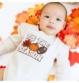Sweet Wink Sweet Wink- Tis The Season Pumpkin Patch L/S Romper