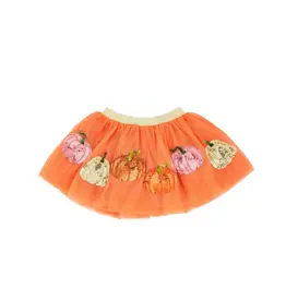 Mudpie Mud Pie- Pumpkin Patch Sequin Tutu 3T-5T