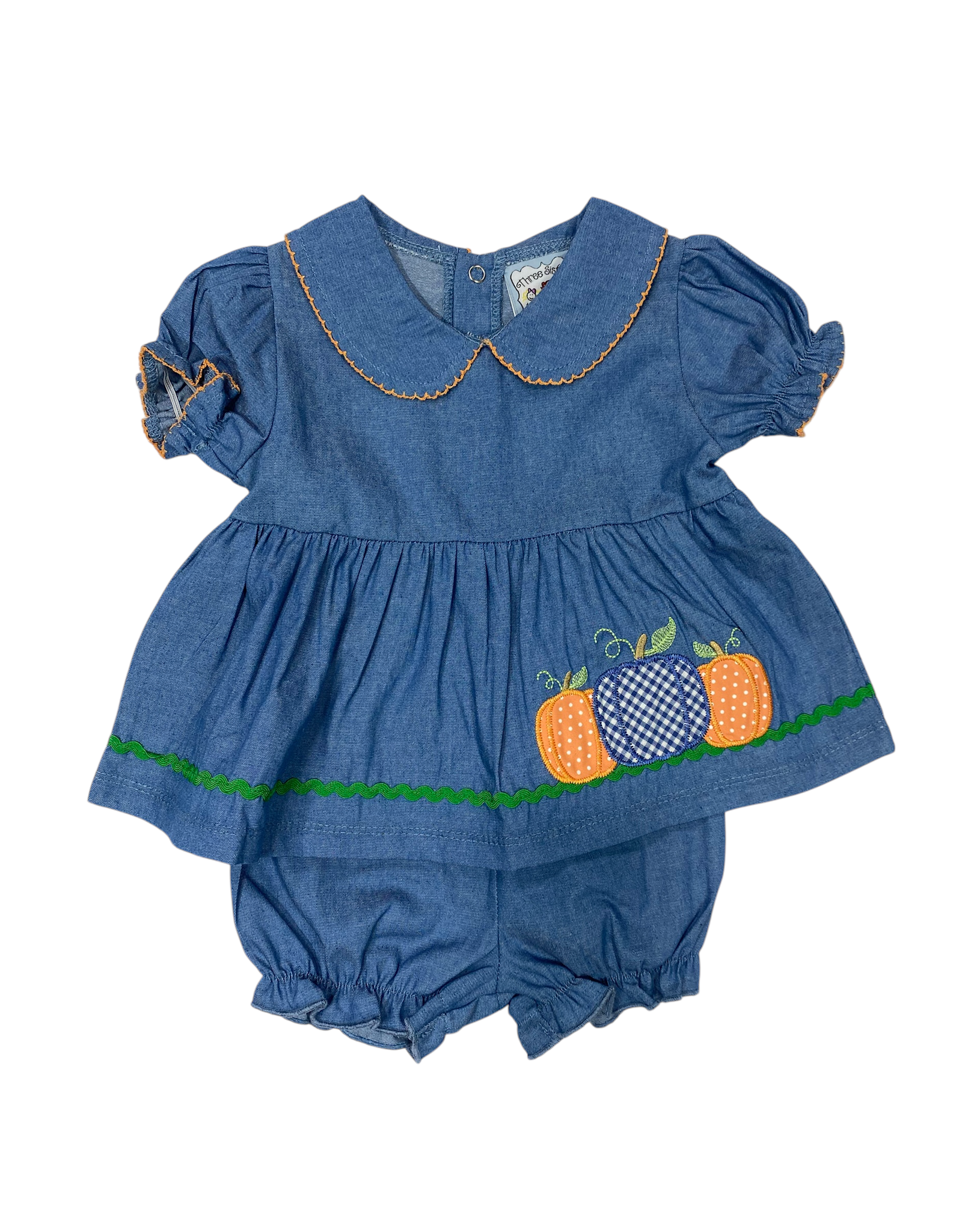 Three Sisters Three Sisters- Pumpkin Patch Bloomer Set