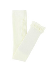 Ruffle Butts Ruffle Butts- Ivory Footless Ruffle Tights