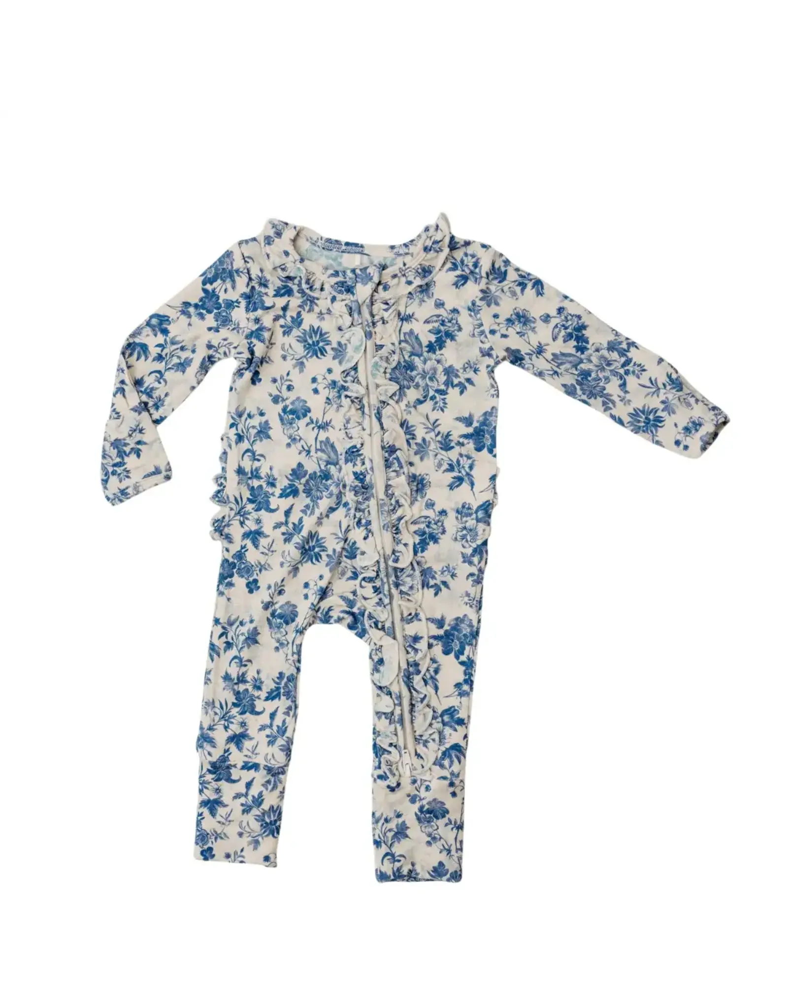 Rockin' Royalty Baby Rockin' Royalty- Blue Bell Bliss Ruffle Footie