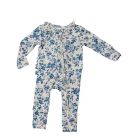 Rockin' Royalty Baby Rockin' Royalty- Blue Bell Bliss Ruffle Footie