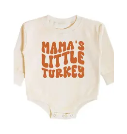 Sweet Wink- Mama's Little Turkey L/S Romper