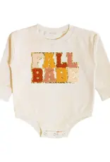 Sweet Wink- Fall Babe Patch L/S Romper
