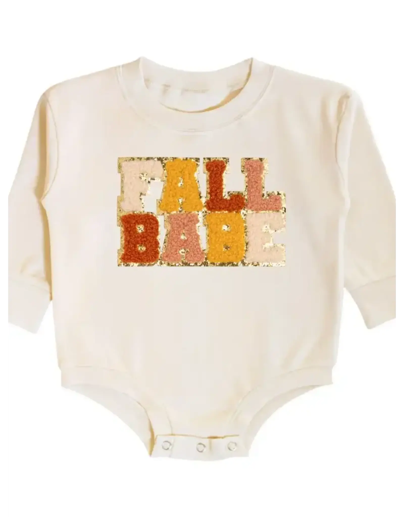 Sweet Wink- Fall Babe Patch L/S Romper