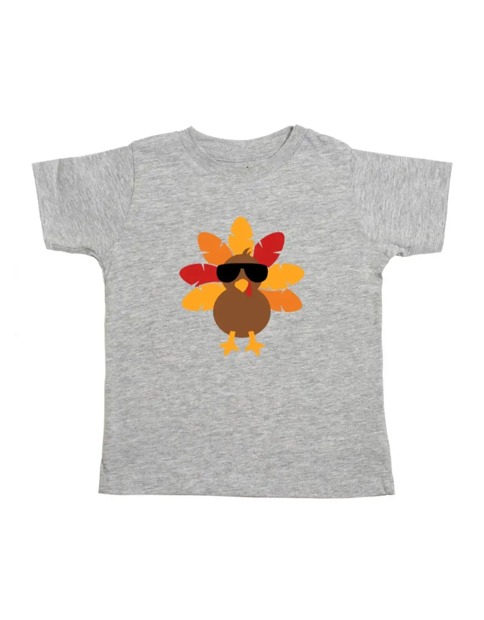 Sweet Wink- Cool Turkey Thanksgiving Grey TShirt