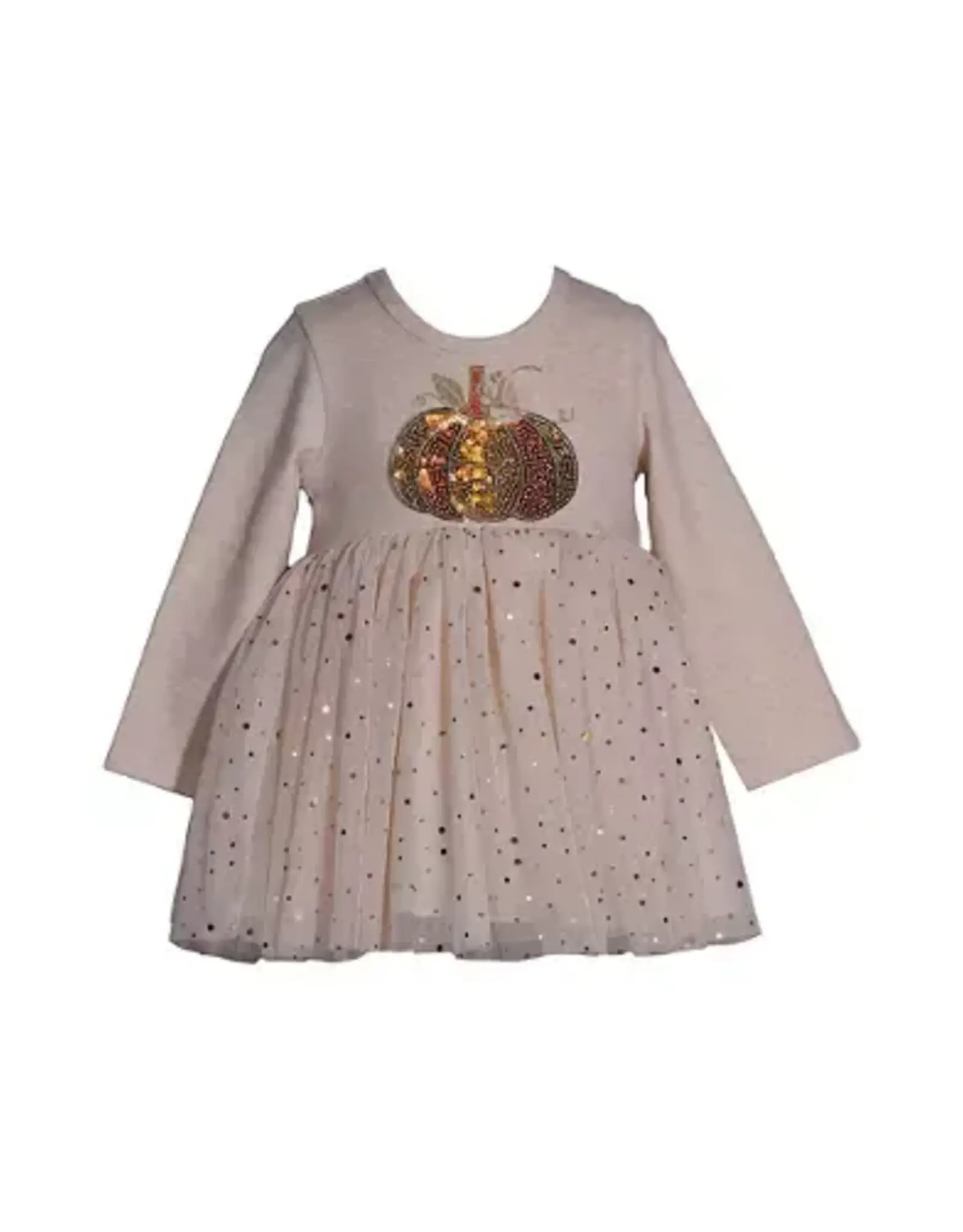 Bonnie  Jean Bonnie Jean- Sequin Pumpkin Ballerina Dress