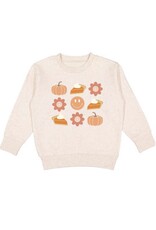 Sweet Wink Sweet Wink- Pumpkin Pie Smiley Thanksgiving Sweatshirt