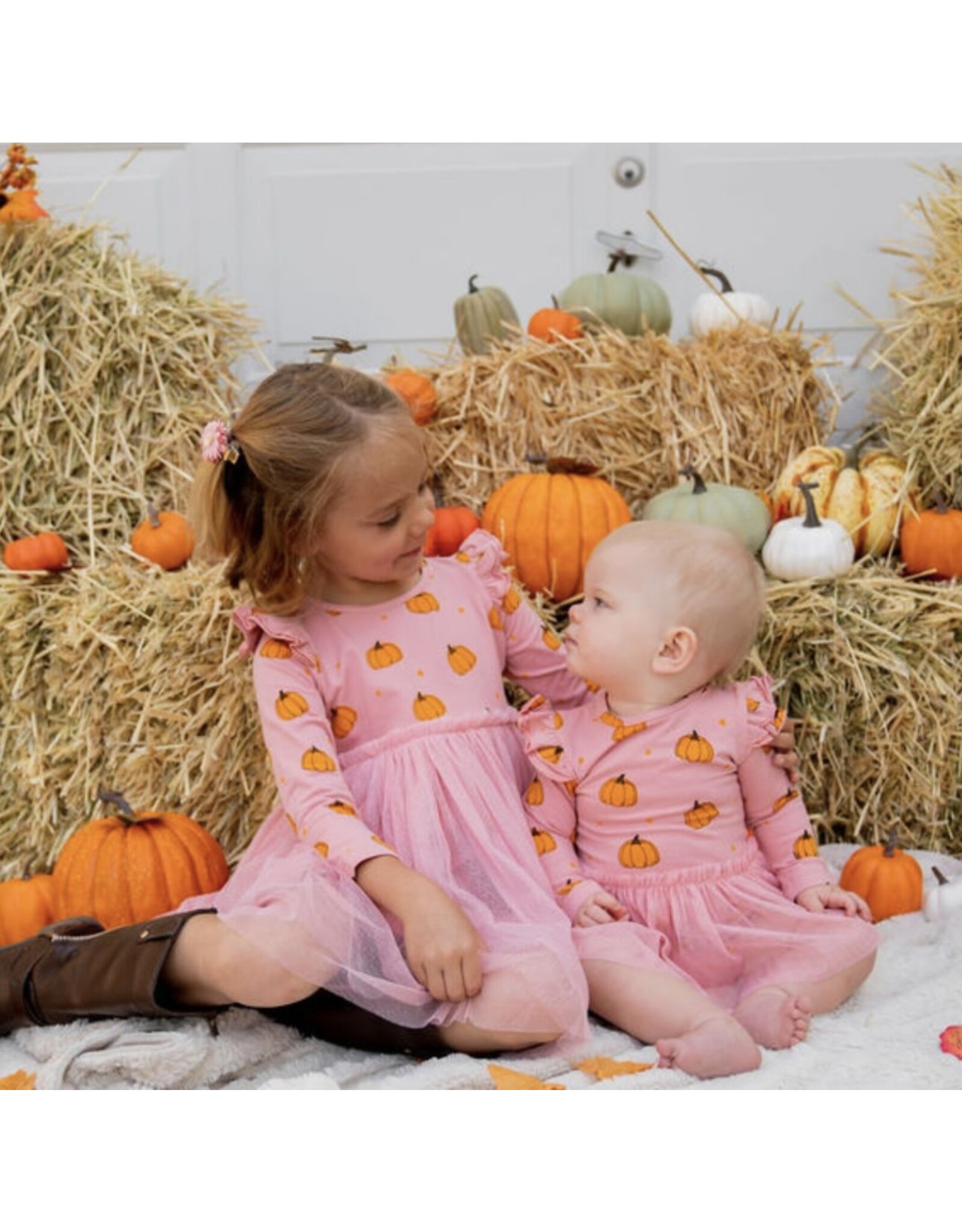 Sweet Wink- Pumpkin Blush Tutu Dress