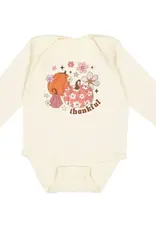 Sweet Wink- Thankful Pumpkin Daisy L/S Bodysuit