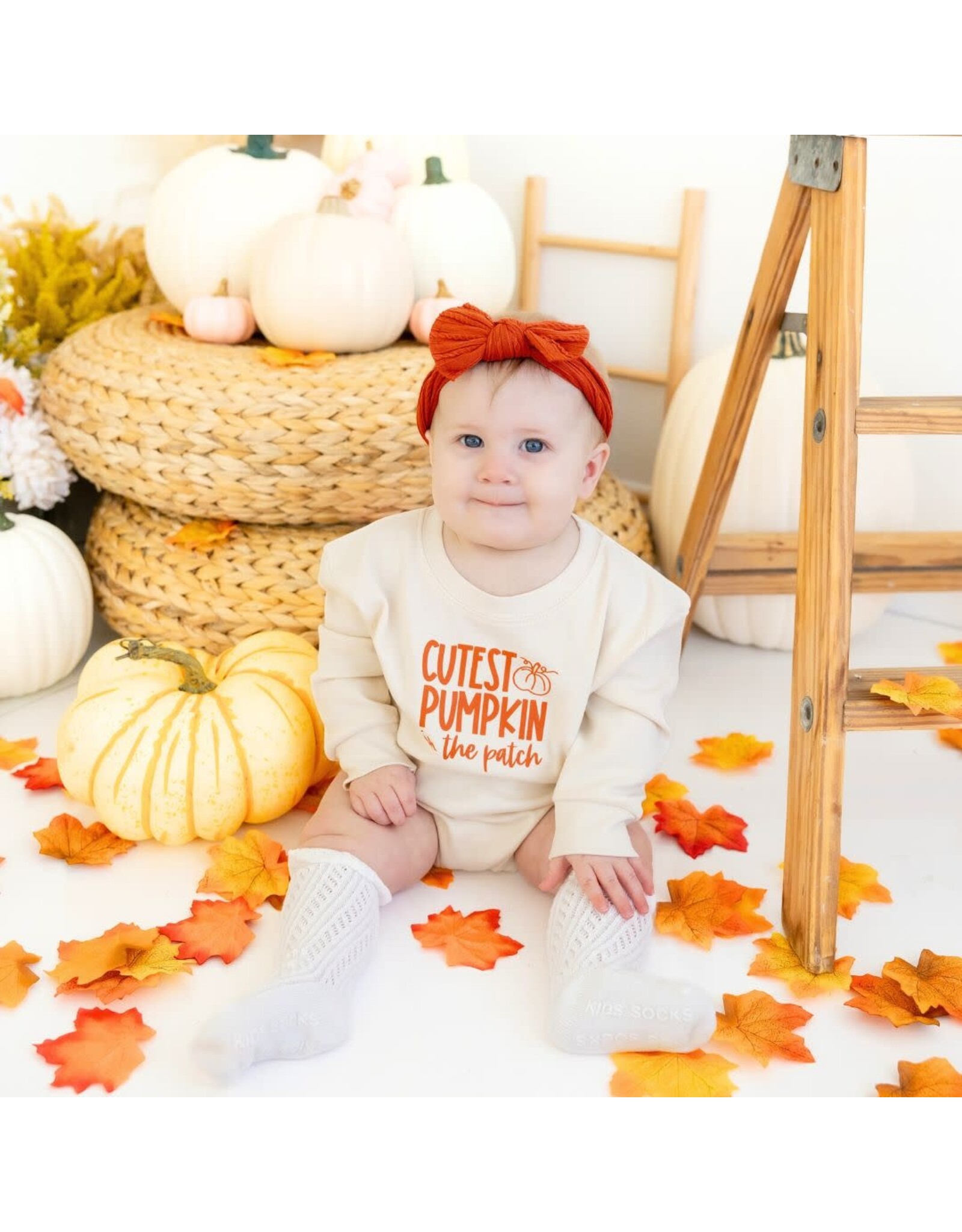 Sweet Wink- Cutest Pumpkin in The Patch L/S Romper