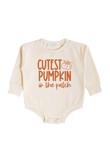 Sweet Wink Sweet Wink- Cutest Pumpkin in The Patch L/S Romper