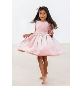 Mila & Rose Mila & Rose- Vintage Pink Velvet Twirl Dress