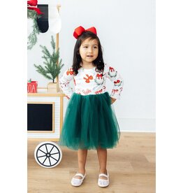 Mila & Rose Mila & Rose- Christmas Cutie L/S Tutu Dress