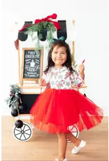 Mila & Rose Mila & Rose- Peppermint Princess L/S Tutu Dress