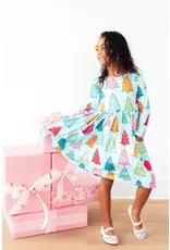 Mila & Rose Mila & Rose- Oh Christmas Tree L/S Pocket Twirl Dress