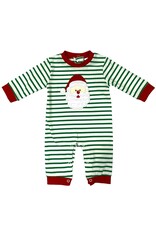 Three Sisters Three Sisters- Santa Applique Boys Romper