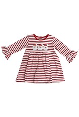 Three Sisters Three Sisters- Santa Applique Dress