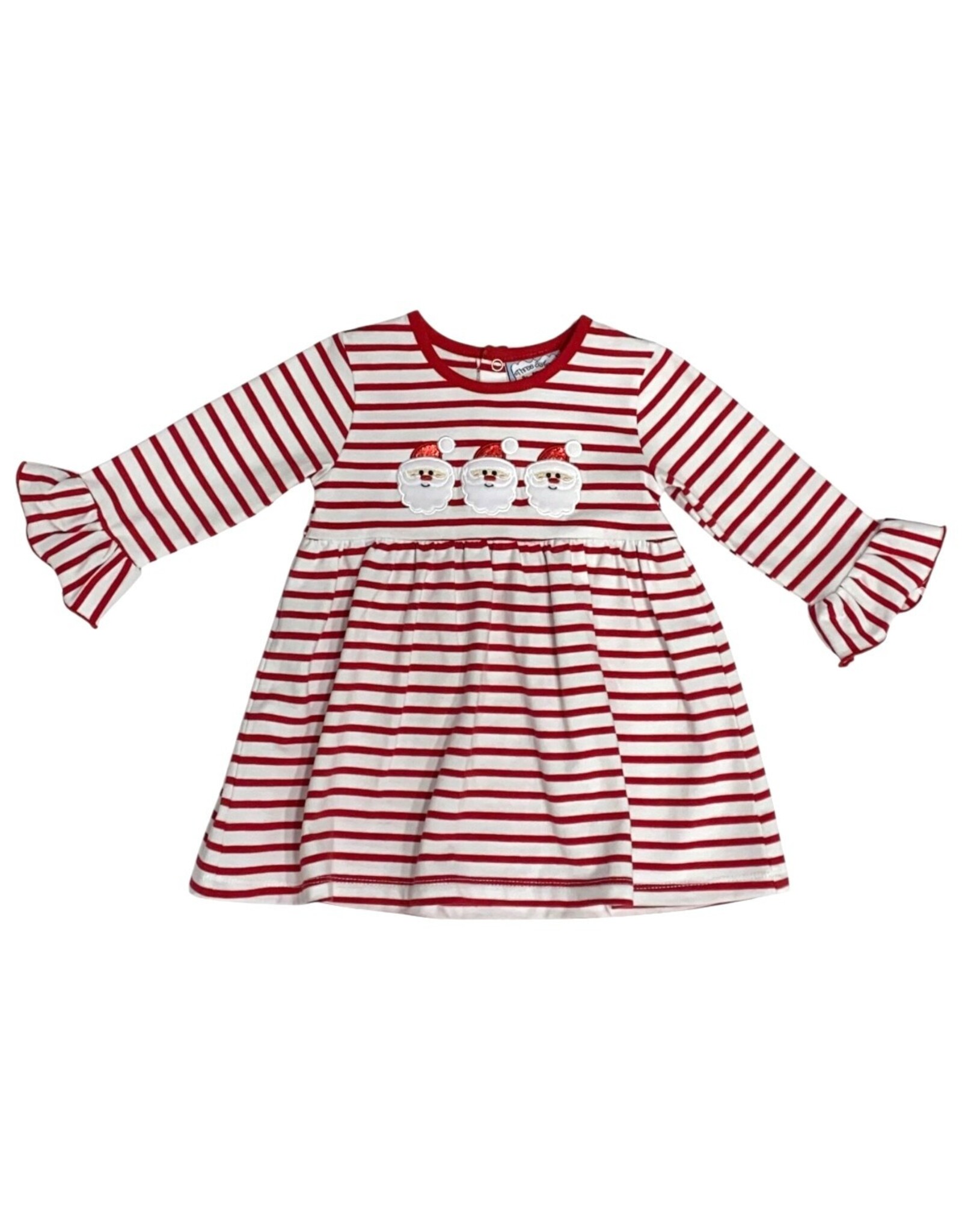 Three Sisters Three Sisters- Santa Applique Dress