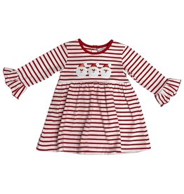 Three Sisters Three Sisters- Santa Applique Dress