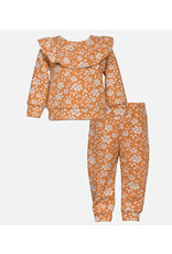 Bonnie  Jean Bonnie Jean- Jessa Floral Knit Jogger Set