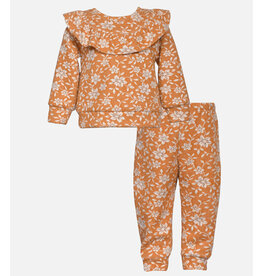 Bonnie  Jean Bonnie Jean- Jessa Floral Knit Jogger Set