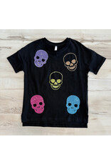 Sweet Soul- Sequin Skulls T-Shirt