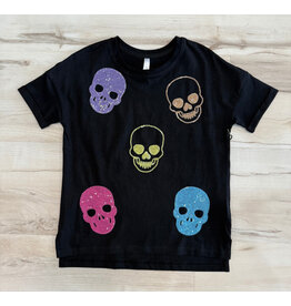 Sweet Soul- Sequin Skulls T-Shirt