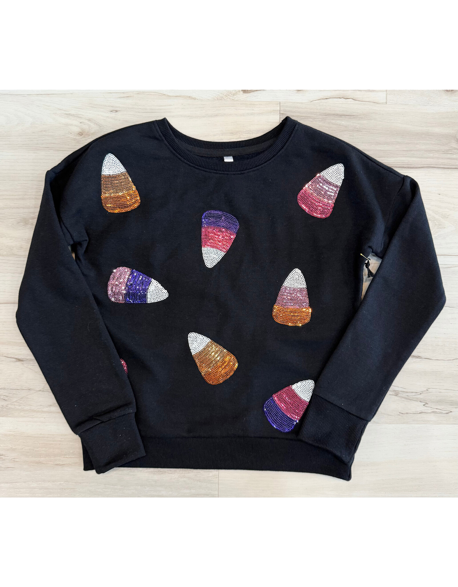 Sweet Soul- Sequins Candy Corns Sweatshirt