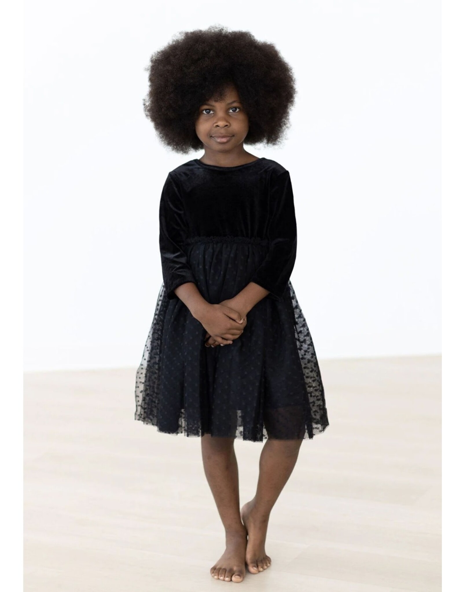 Mila & Rose Mila & Rose- Black Velvet Tutu Dress